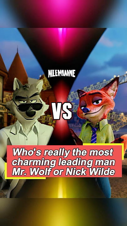 Who’s really the most charming leading man—Mr. Wolf or Nick Wilde#mrwolf#nickwilde#thebadg