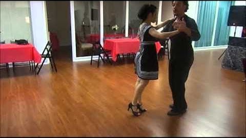 Tango Class by Diego Santana (saludo, sacada)
