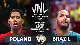 Poland vs Brazil - Quarter Finals | Men's VNL 2023