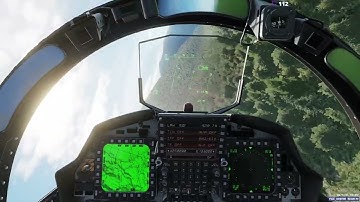 DCS World - F15E Low level Valley run