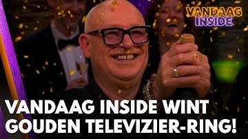 TV-GESCHIEDENIS: Vandaag Inside wint voor de tweede keer de Gouden Televizier Ring!