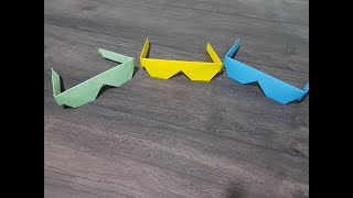 How To Make Paper Sunglasses,  How to make Origami Sunglasses by Incredible Machines 1,496 views 4 years ago 2 minutes, 16 seconds