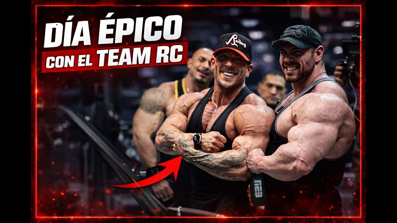 A 2 SEMANAS DE COMPETIR… Quedada y Posing del Team Carrasco | Josema 125KG 😳