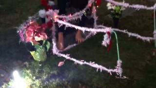 Finished Decorating Grandma & Grandpas Grave