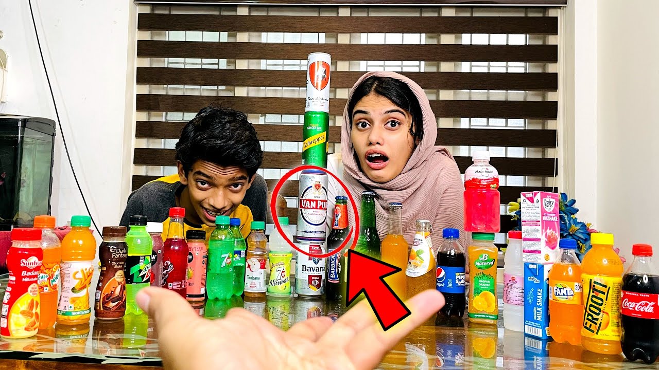 TRYING ALL TYPES OF COOL DRINKS😯 എല്ലാവരും അടിച്ചു OFF ആയി 😂