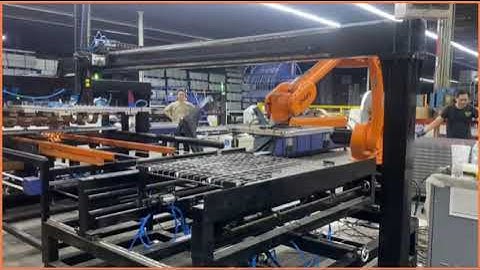 Automatic Wire Decking Manufacturing | Robotic Precision in Action