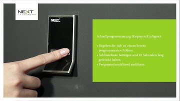 Digilock Axis RFID Programming German