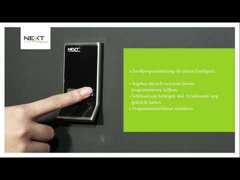 Digilock Axis RFID Programming German