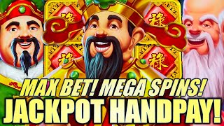 ★JACKPOT HANDPAY!★ 82 MEGA FREE SPINS! NEW SAN XING RICHES Slot Machine (IGT)