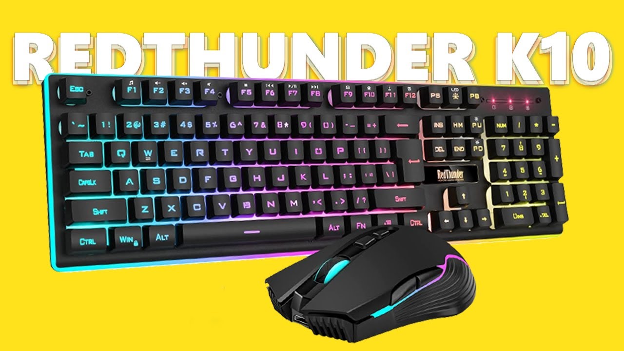 RedThunder K10 Wireless Gaming Keyboard and Mouse Combo 2022