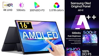 Vchance 16 4K Amoled Touchscreen Monitor Review The Ultimate Portable Display For Work Play