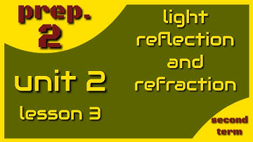 prep 2. unit 2. lesson 3. part (1/2) light reflection