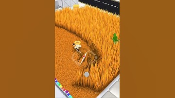 ASMR MOW MY LAWN ALL LEVELS! NEW GAME ASMR Slicing POP IT level 46-47