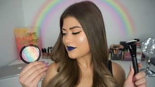 DIY Rainbow Highlighter - Testing Pinterest Hack! Does It Work?!