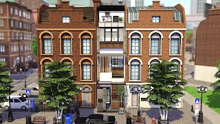 Narrow Townhouse 🌆 | The Sims 4 - Speed Build (NO CC)
