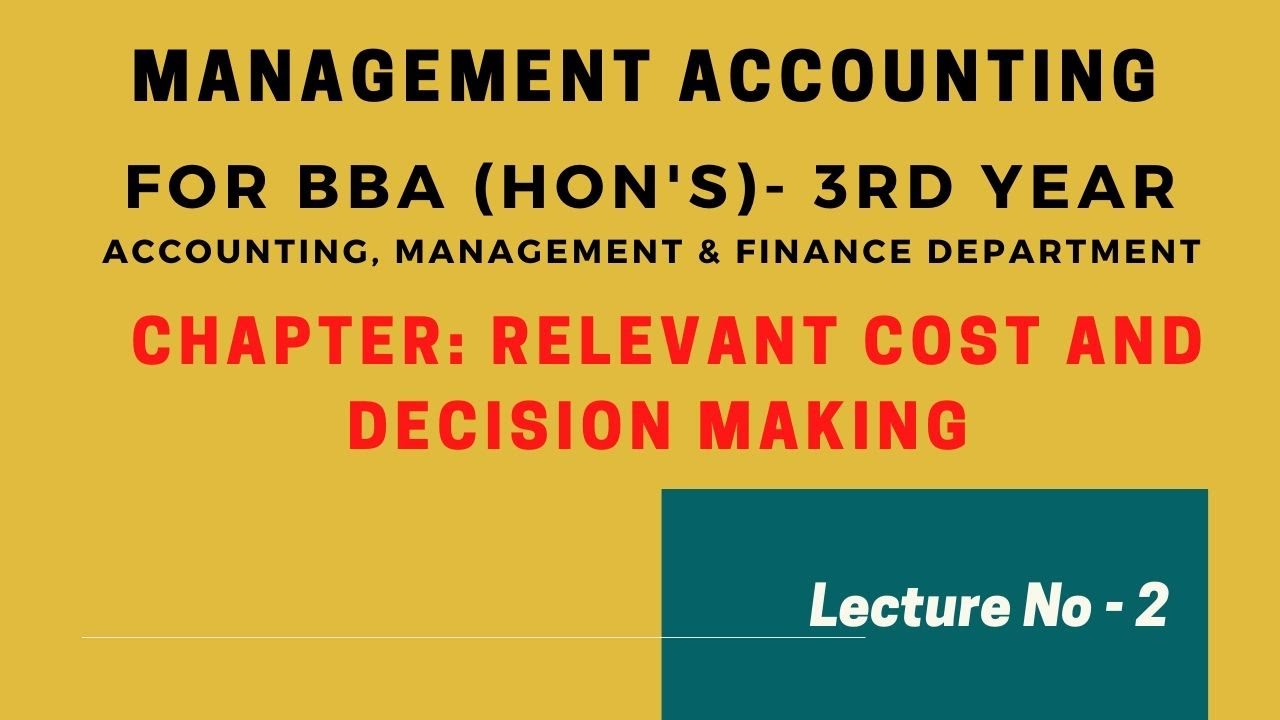 Relevant cost quizlet picture