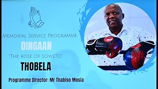 Memorial Service of the late boxing icon Dingaan  'Rose of Soweto' Thobela