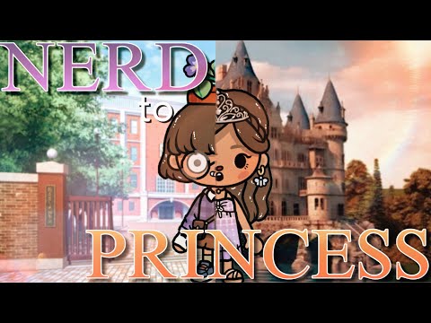 Nerd to Princess 👑🍎 WITH VOICES 👑🍎 [Full Movie] 👑🍎 Toca Boca Roleplay 