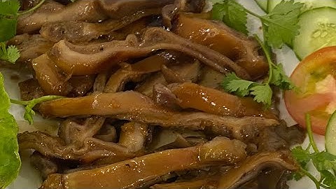 làm Món bao tử khìa nước dừa tươi  món khai vị cho bữa tiệc của bếp nhà Trúc !!!