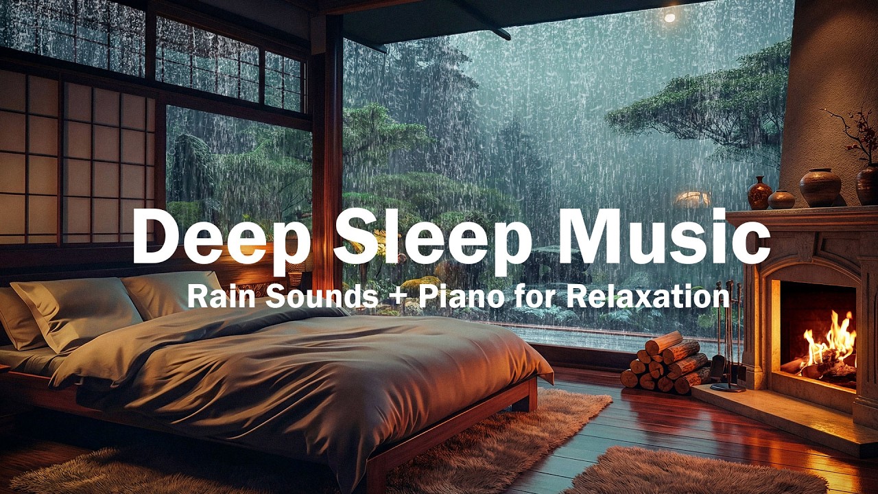 Relaxing Piano Music – Healing Rain Sounds for Stress Relief and Deep ...