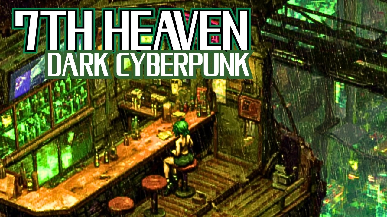 Late-Shift Bar in the City · Dark Cyberpunk PS1 Lo-Fi for Coding, Study & Gaming