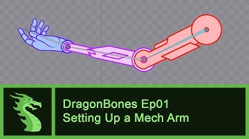 DragonBones Tutorial Ep01 - Setting Up a Mech Arm