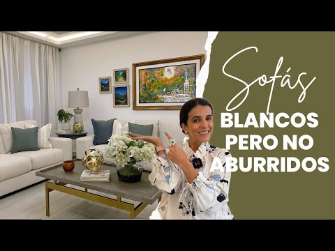 Decoración | Sofás Blancos pero NO ABURRIDOS