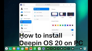 How to install Deepin OS 20 on PC- Small Video 2020