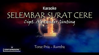 SELEMBAR SURAT CERE Tone Pria Karaoke Rumba Karo