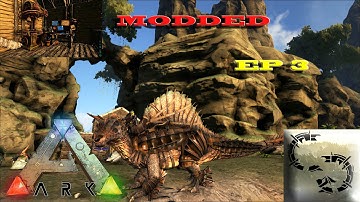 Ark: Center Map Modded: Creative Misfits EP 3 I HAVE PIMPED OUT MY SPINO!