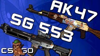 Should I Use AK-47 or SG 553? CS:GO