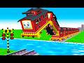 【踏切アニメ】あぶない電車 TRAIN 2026 🚍 Fumikiri 3D 🚍 Railroad Crossing Animation #train #1million