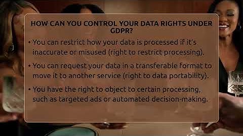 How Can You Control Your Data Rights Under GDPR? - Everyday-Networking