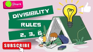 Divisibility rule of 2 3 and 6 basic maths easy and detailed explanation