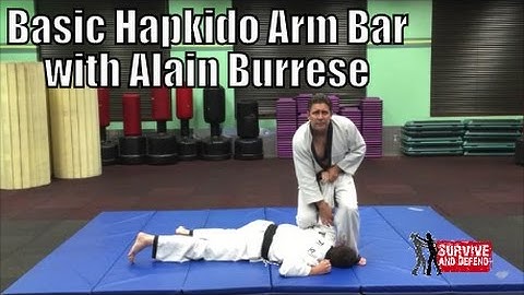 Hapkido Arm Bar (basic) with Alain Burrese