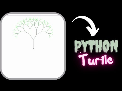 Python Turtle | Create Tree using python Turtle - YouTube