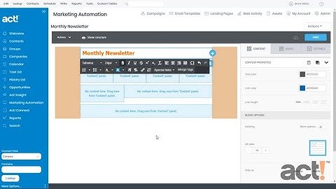 Act! Training Videos - AMA: Add Text to Your Template