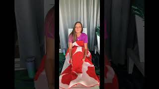 Boho flower pattern throw blanket available in different sizes #Blanket #ThrowBlanket #ComfyBlanket
