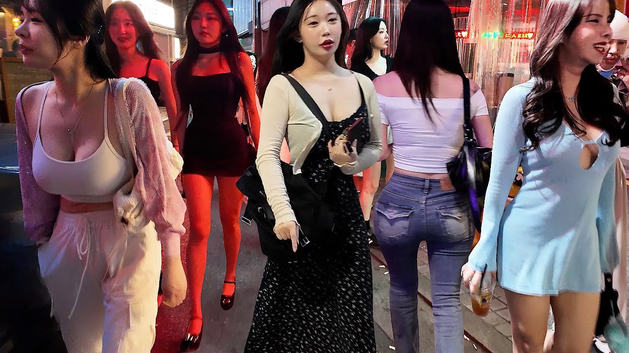 [4K Seoul Gangnam Night 🔥🔥🔥] Please visit Apgujeong Street in Gangnam, Seoul 😎😎😎 # 서울 # 강남 # 한국