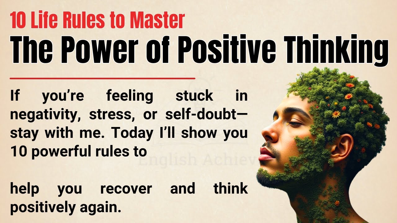 How to Think Positively in Any Situation || Life-Changing Rules 🔥 || Improve Your English ✅