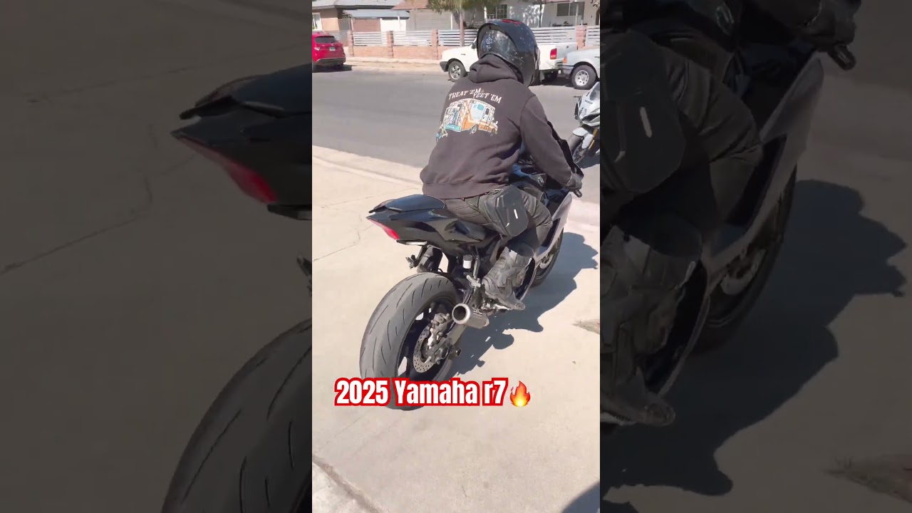 2025 Yamaha R7 exhaust sound 🔊🍆 