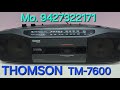 Thomson tm7600 fm radio and cassette recorder complete working condition 3500 mo 9427322171