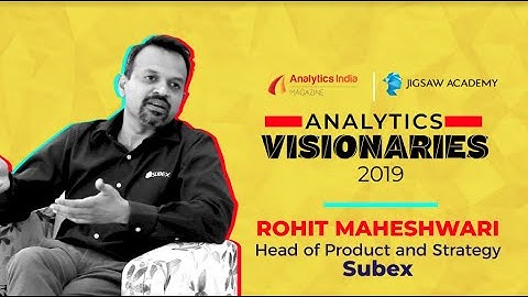 Analytics Visionaries In India: Rohit Maheshwari, Subex