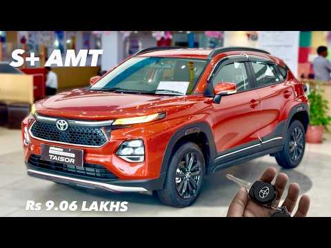 2026 TOYOTA URBAN CRUISER TAISOR S+ AMT 😍 Rs 9.06 LAKHS