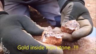 Gold in iron stone part 3 of 3... Gold, wind and snakes..!!!!!