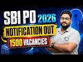 SBI PO 2026 Notification Out !! 1500 Vacancies || 50 Days Roadmap & Strategy By Kaushik Mohanty