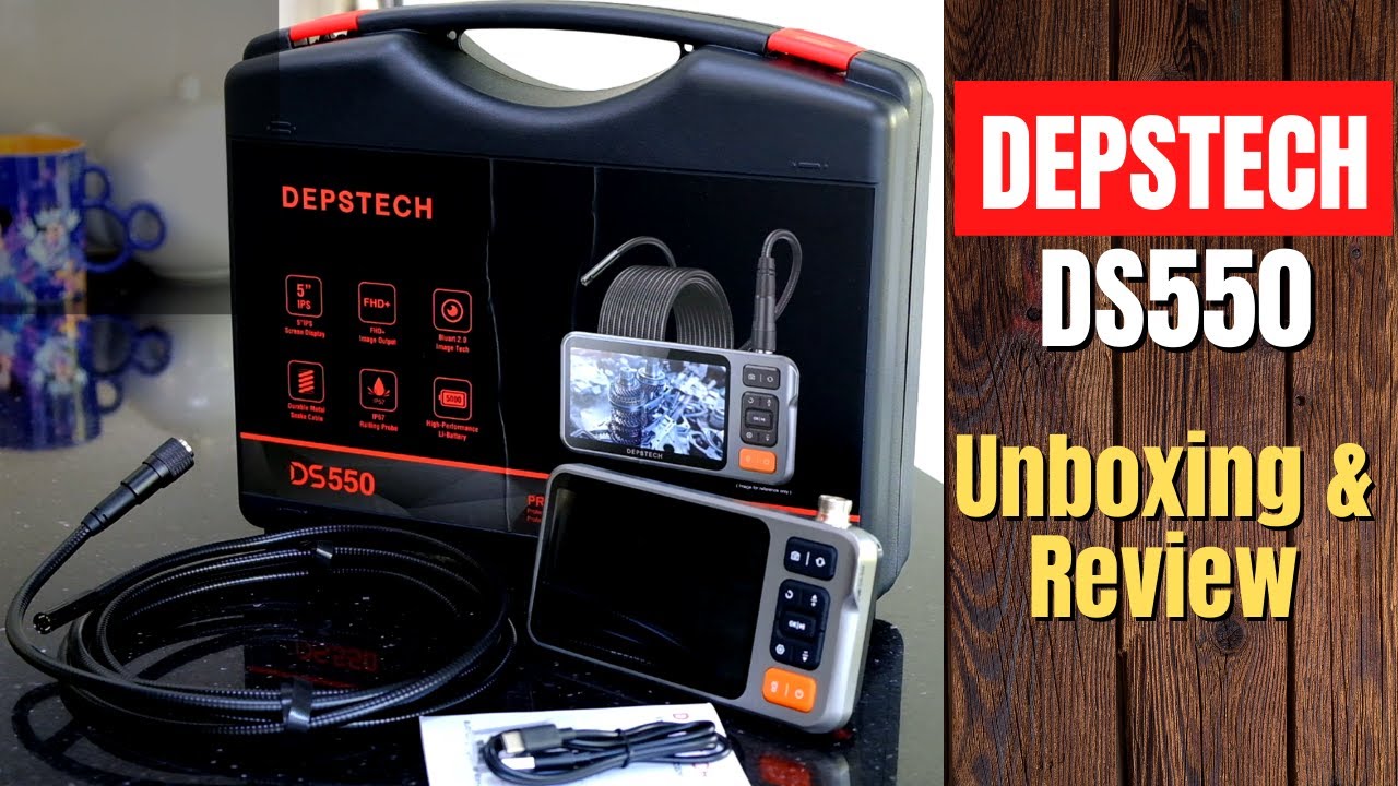 DEPSTECH DS580 5.0MP Industrial Inspection Camera with 5'' IPS Screen