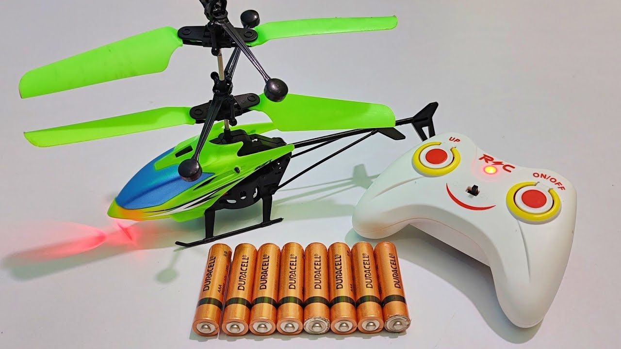 mini radio control helicopter unboxing and test YouTube