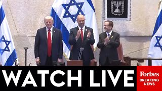 WATCH LIVE: President Trump Delivers Remarks To The Knesset In Tel Aviv, Israel
