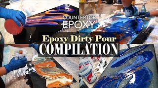 Epoxy Dirty Pour Compilation